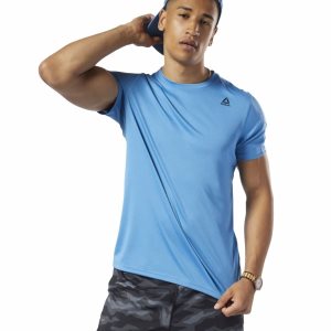 Reebok WOR Tech Top T Shirt Herren - Blau - DE 287-PRY